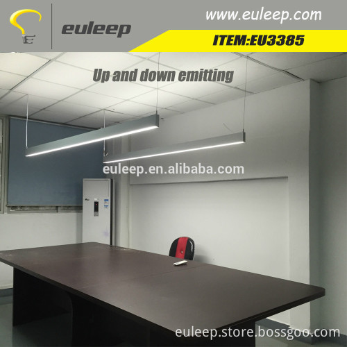up and down led pendant light,pendant led linear light, dimmable office led tube light, 1200-2400mm, 40W 60W
